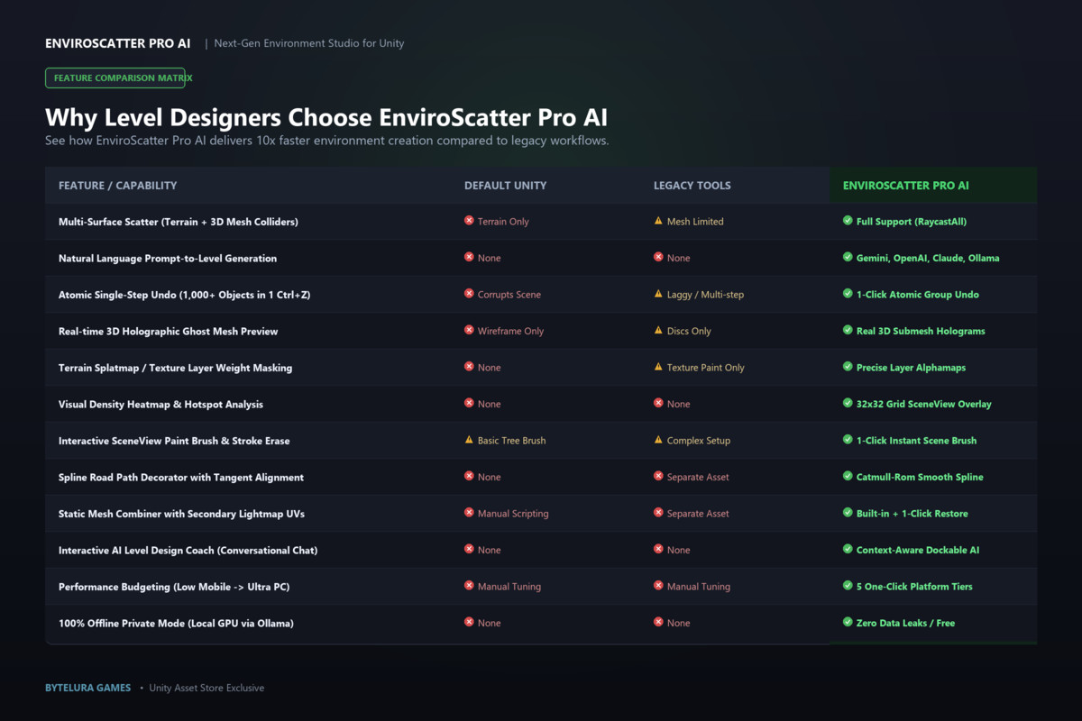 EnviroScatter Pro AI — Next-Gen Environment Generation & Smart Scatter Studio