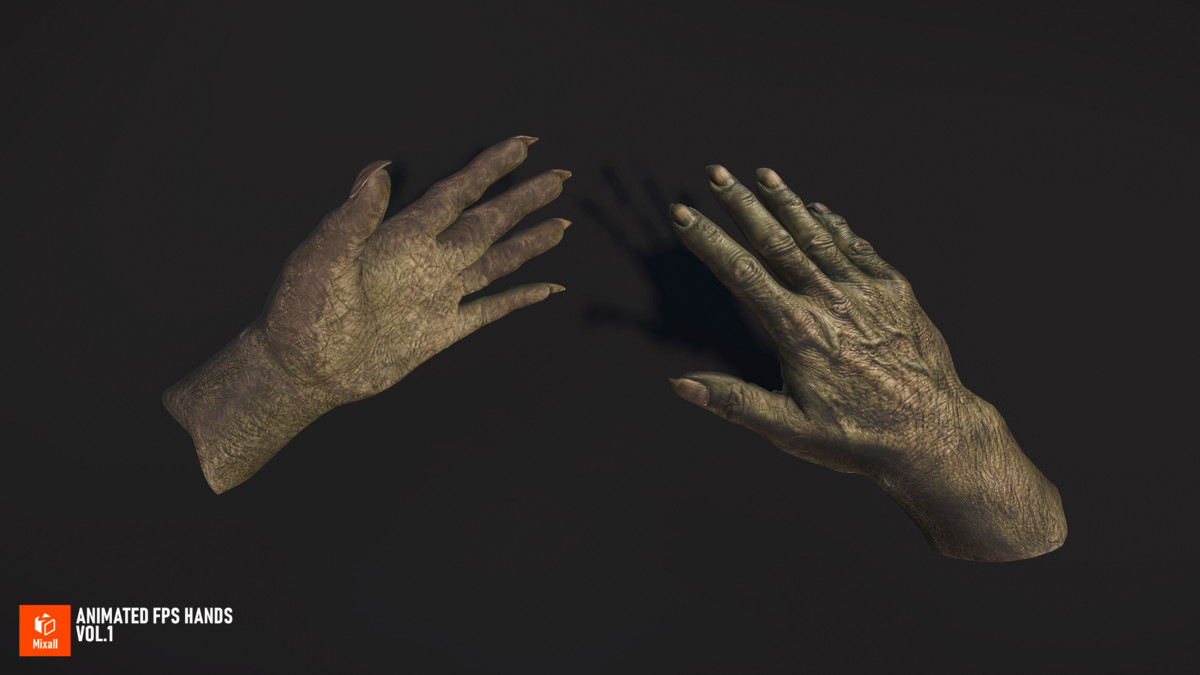 Animated FPS Hands Vol.1