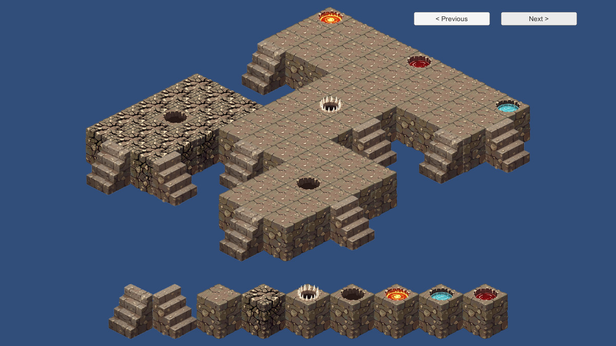 2D Isometric Modular Tileset – Dirt & Gravel