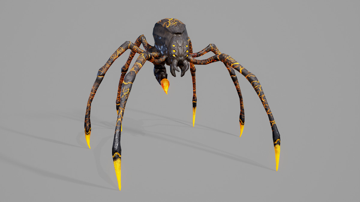 Stylized_Spider_5 7 Skin Variants Pack