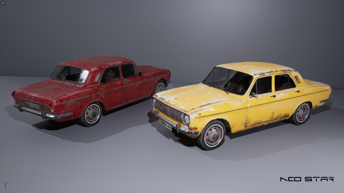 Old Soviet Cars Pack