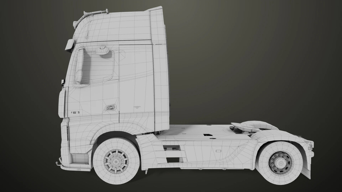 Heavy Truck 6 Chassis Collection URP HDRP Textures