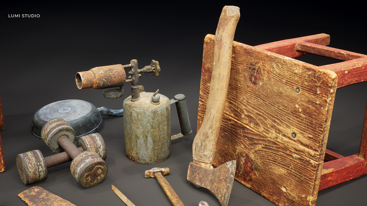 Tool Kit Workshop Props Pack
