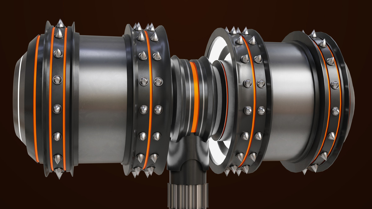 Sci Fi Battle Hammer 07 URP HDRP Textures