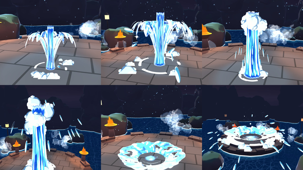 Stylized Water VFX 122 effects