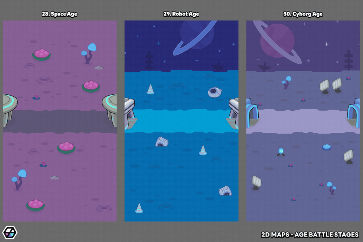 2D Maps - Age Battle Stages