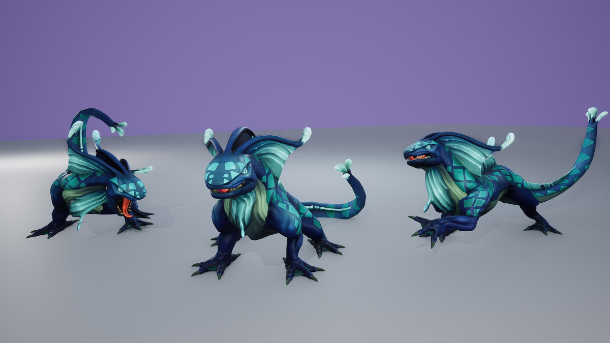 Stylized Swamp Creatures