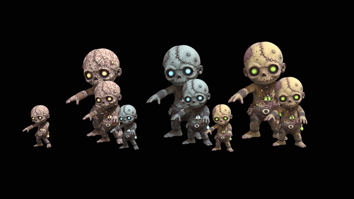 Chibi Necro Zombie Boy