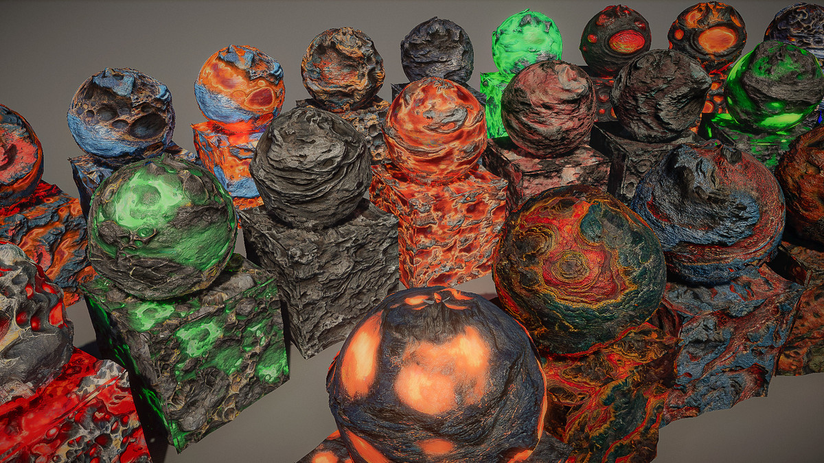 Alien Ground Materials - Magmatic