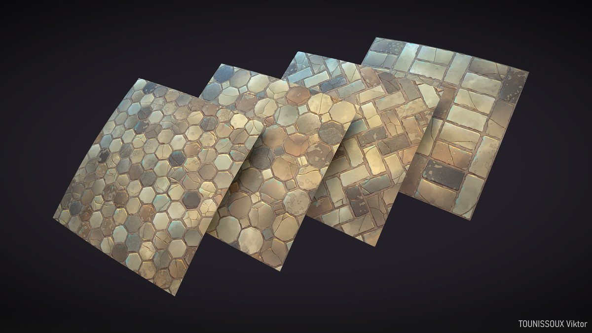 56 Stylized GypsumFloor Texture Pack