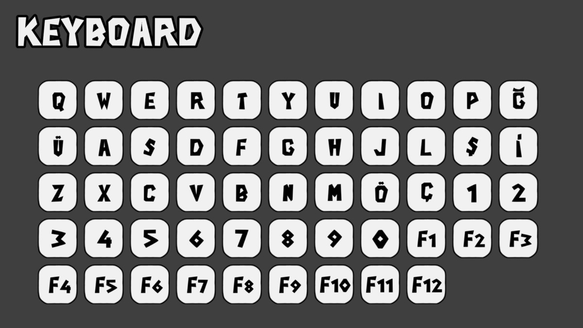 PC & Console Buttons Icons