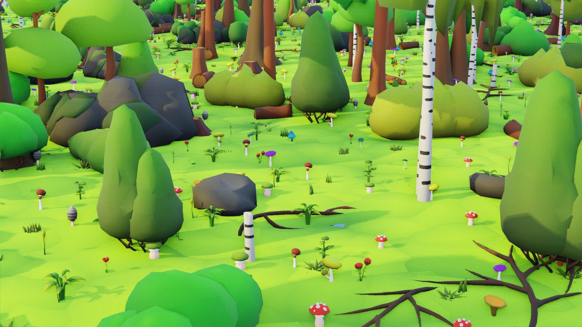 Low Poly Seasonal Forest Biome by IGS
