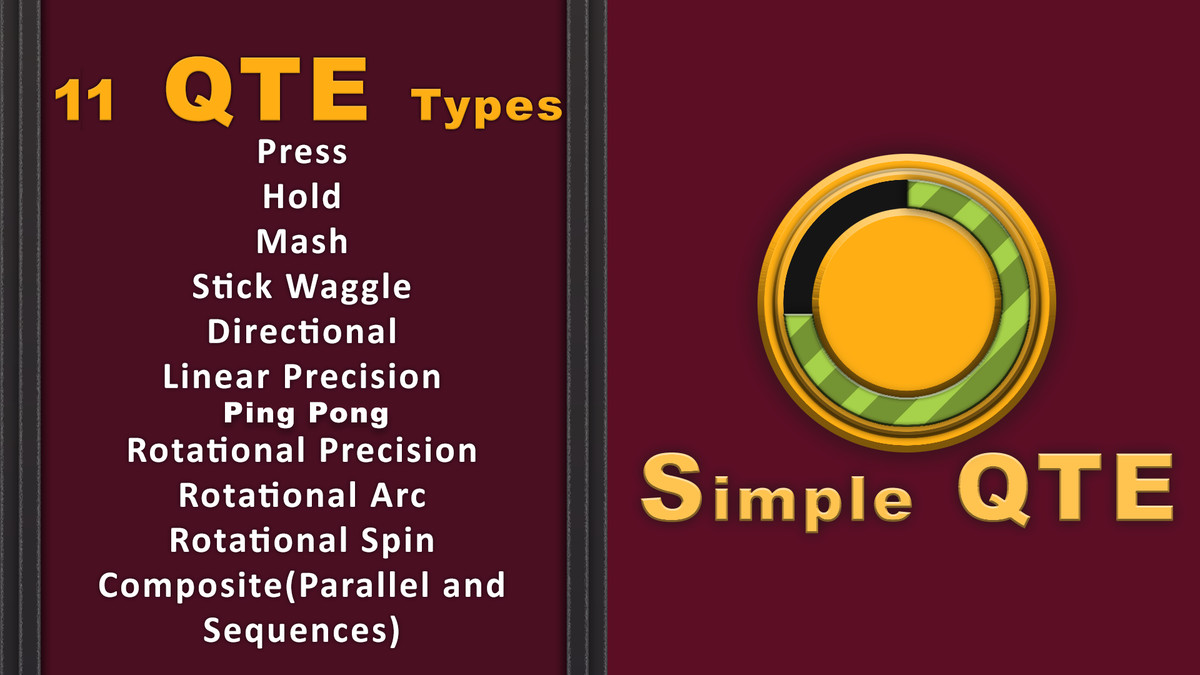 Simple QTE: Quick Time Events made easy w/ JSON support & 11 QTE types