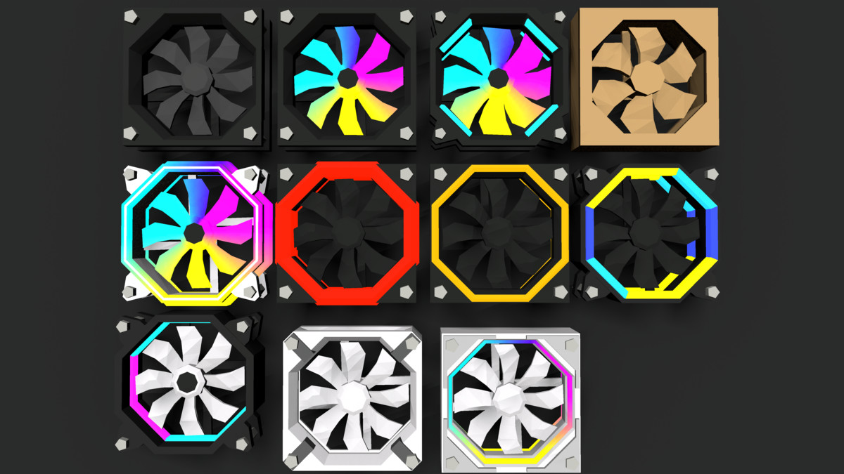 polygonal modular computer pack