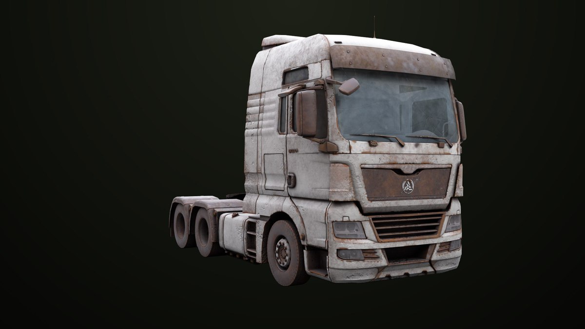 Heavy Truck Chassis 04 Dirty 4 URP HDRP Textures
