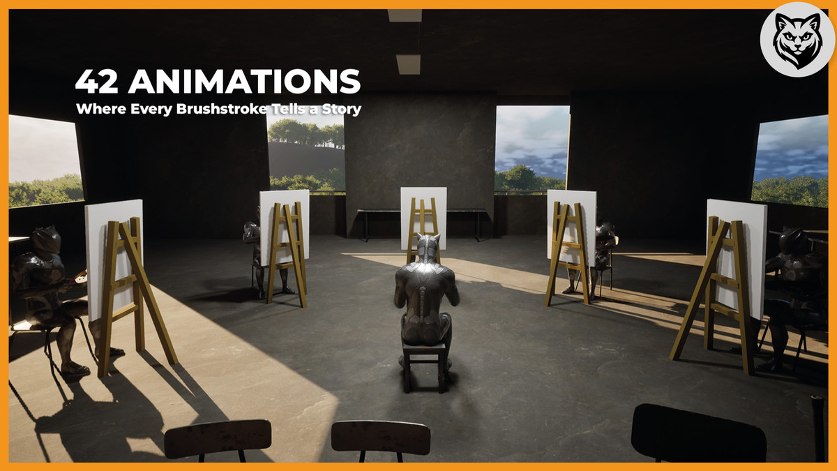 Artistic Painter Animation Pack