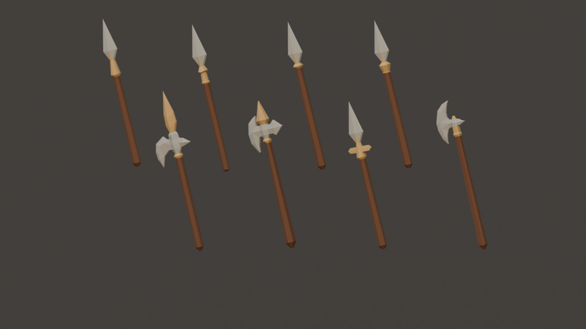 Fantasy Melee Weapons - Low Poly Pack