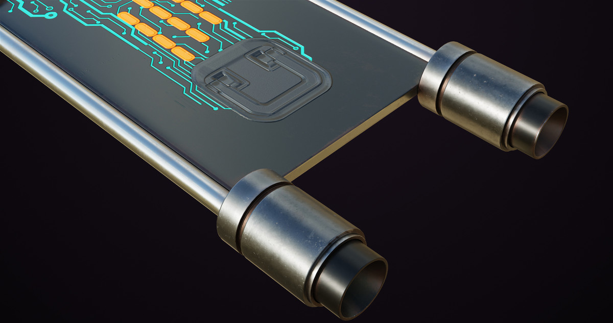 Sci Fi Hoverboard 9 URP HDRP Textures