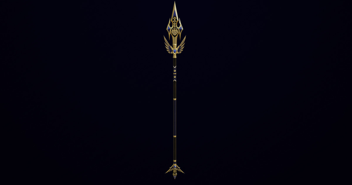 6 Fantasy Trident Bundle URP HDRP Textures