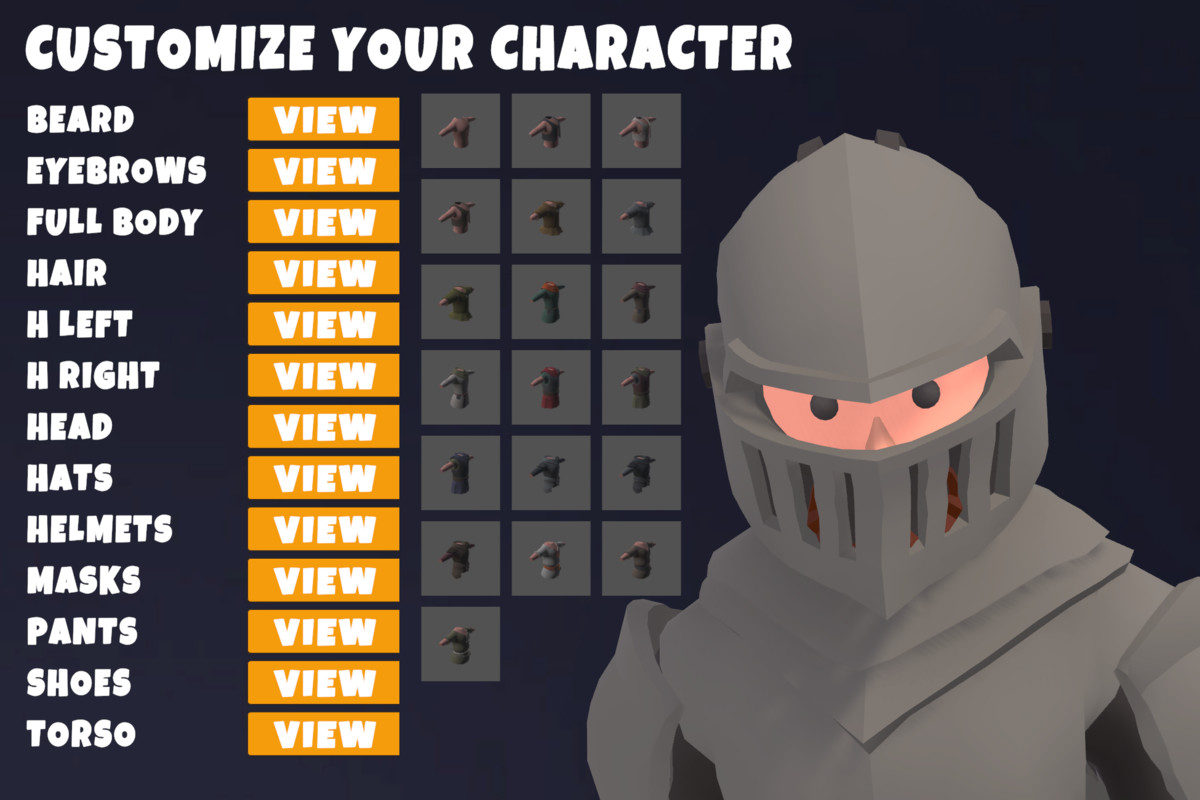 Customizable 3D Fantasy Characters Vol 4