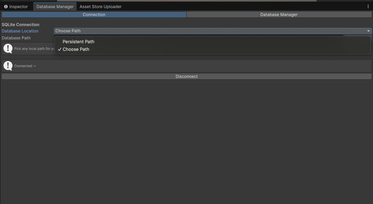 SQLite Database Manager