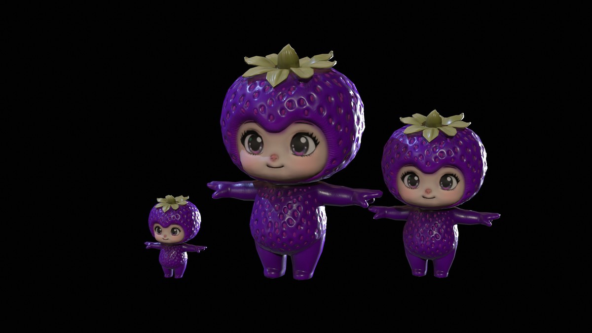 Chibi Fruit Strawberry