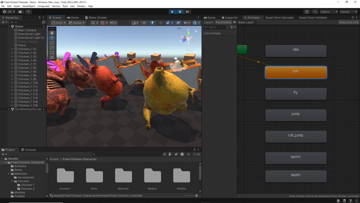 Fried Chicken 3D – Animated Character