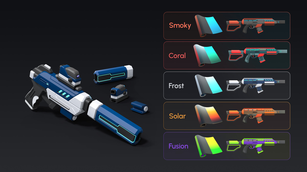 Sci-Fi Weapons Mini - Low Poly Asset Pack
