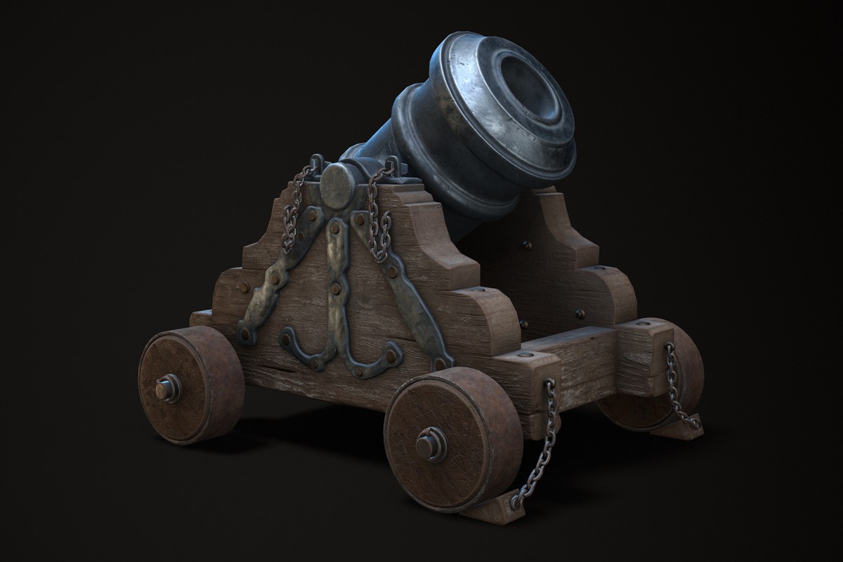 Mortar Medieval Cannon