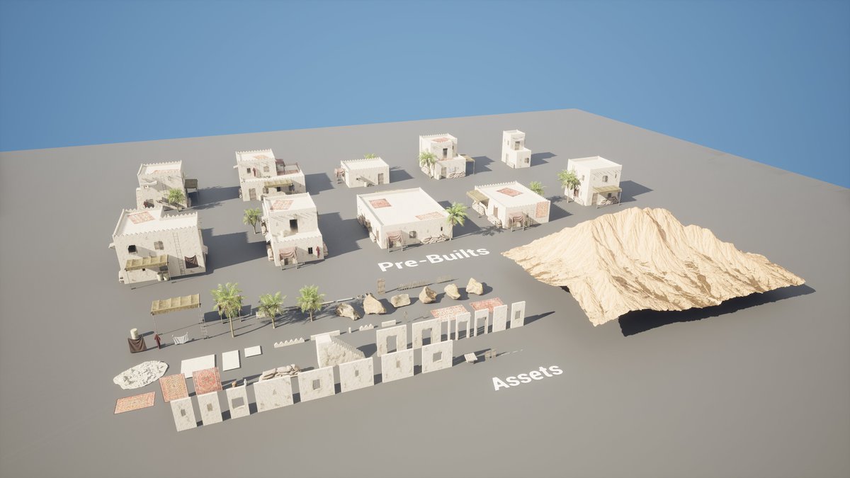 Desert Outpost - Arabian & Persian Village Environment