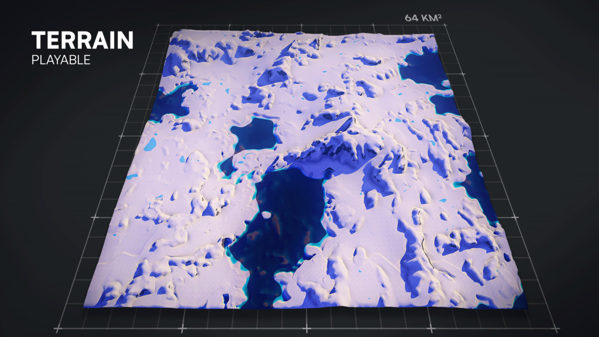 Arctic Landscape Cartoon