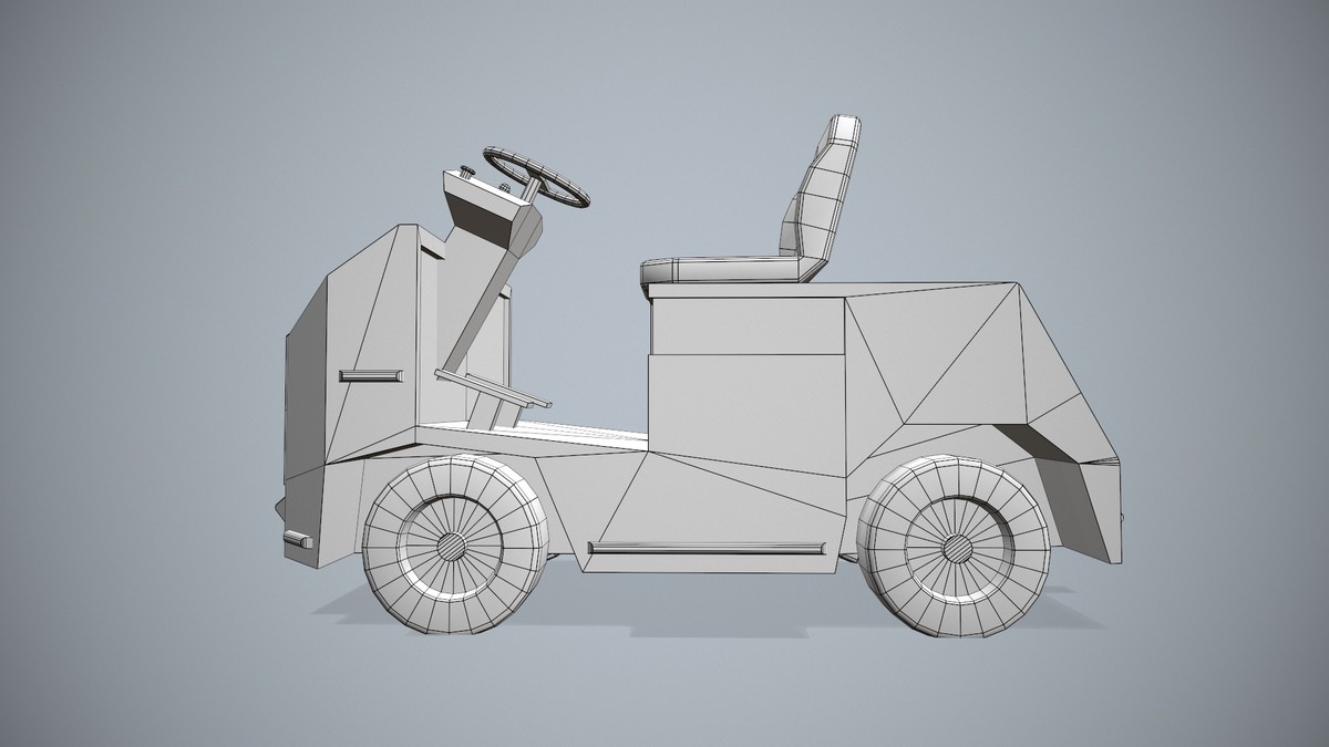 Baggage Tractor (354)