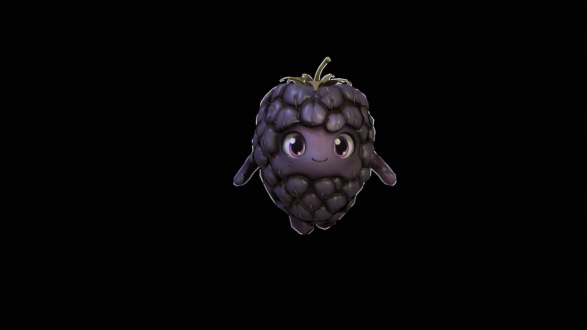 Chibi Fruit Blackberry Two