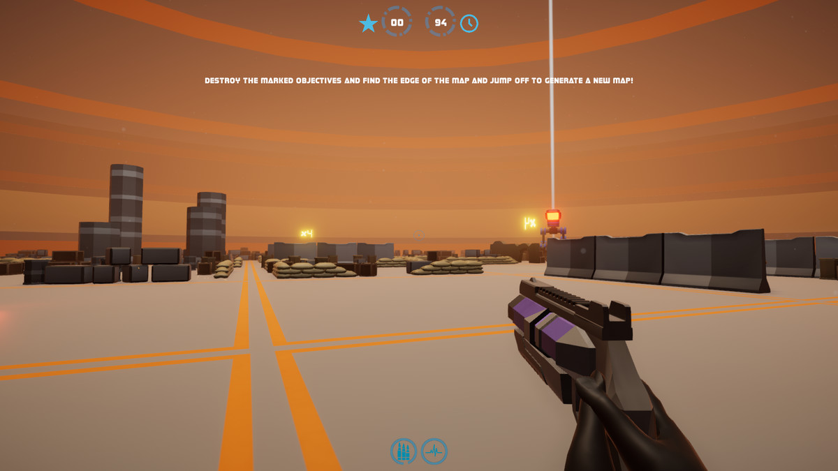 Sci-fi FPS Randomly Generated Full Game Example Template