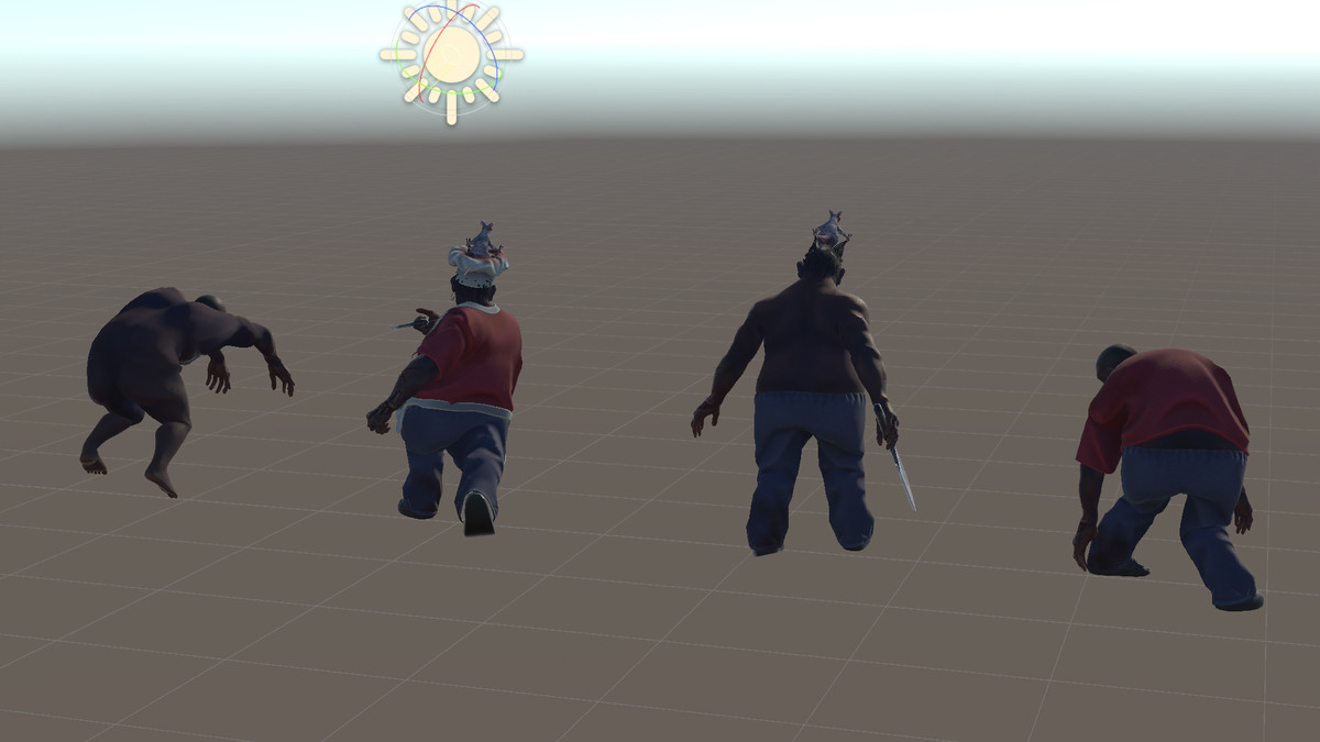 Zombie Chef with a Kitchen Axe | Character Enemy Mobs