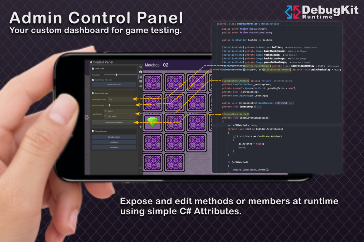 DebugKit Runtime - On-Device Inspector & Live Debugger