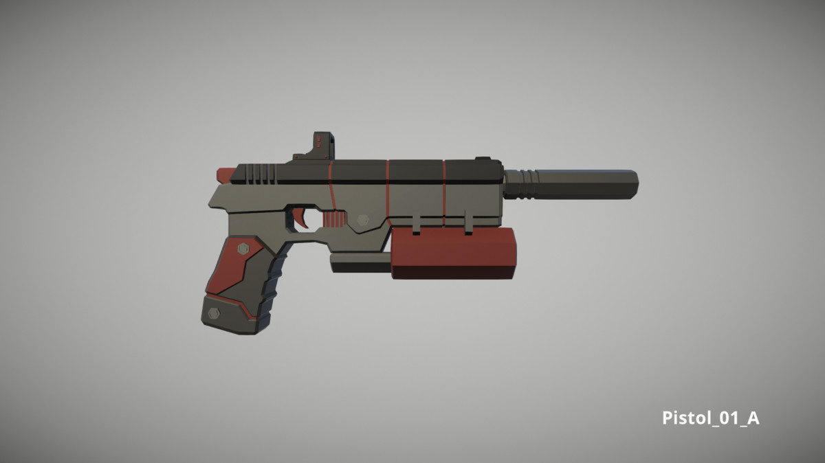 Cyberpunk Armory - Low Poly