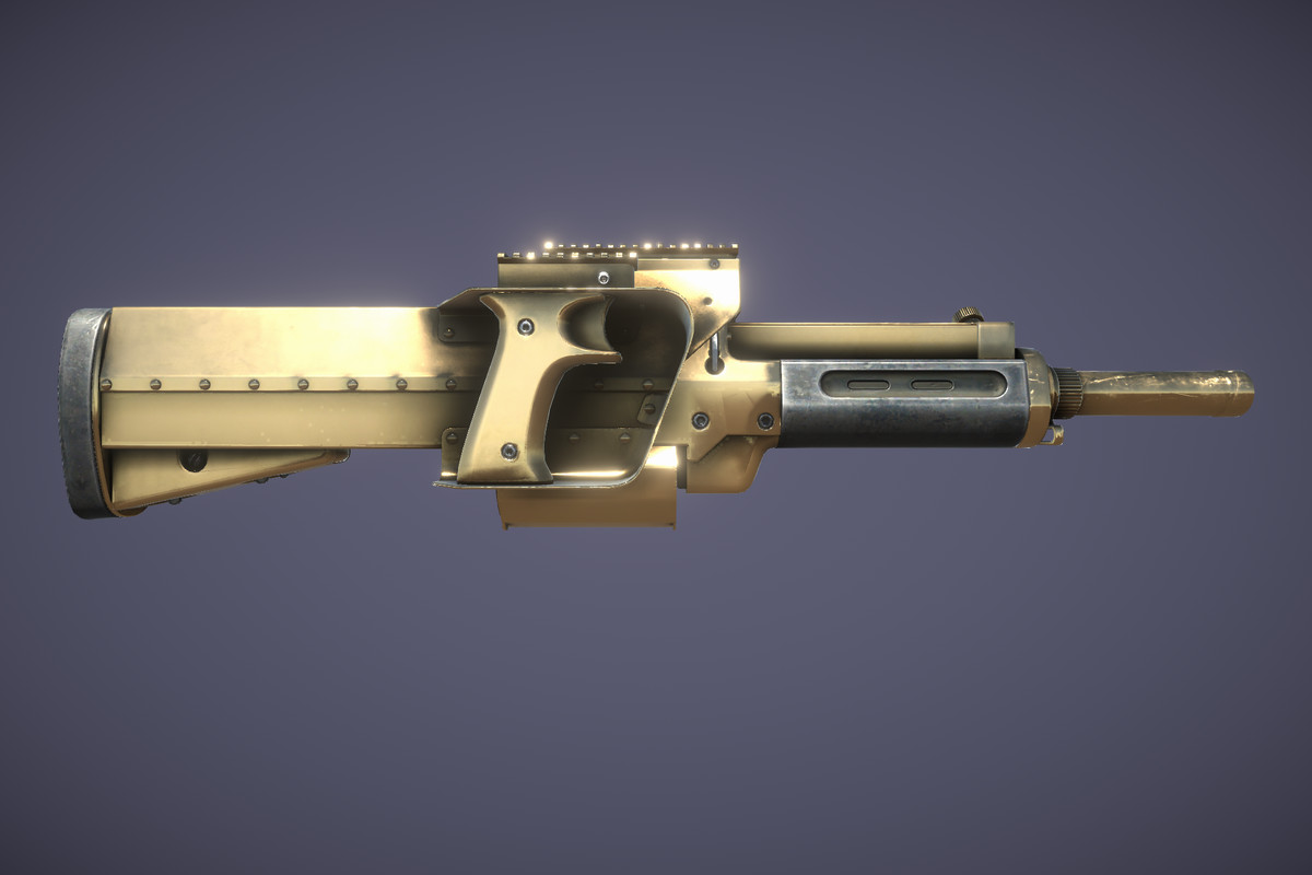 Grenade Launcher Gold (Apocalypse Weapons)