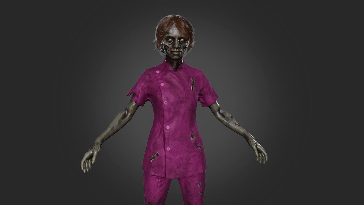 Zombie nurse_woman