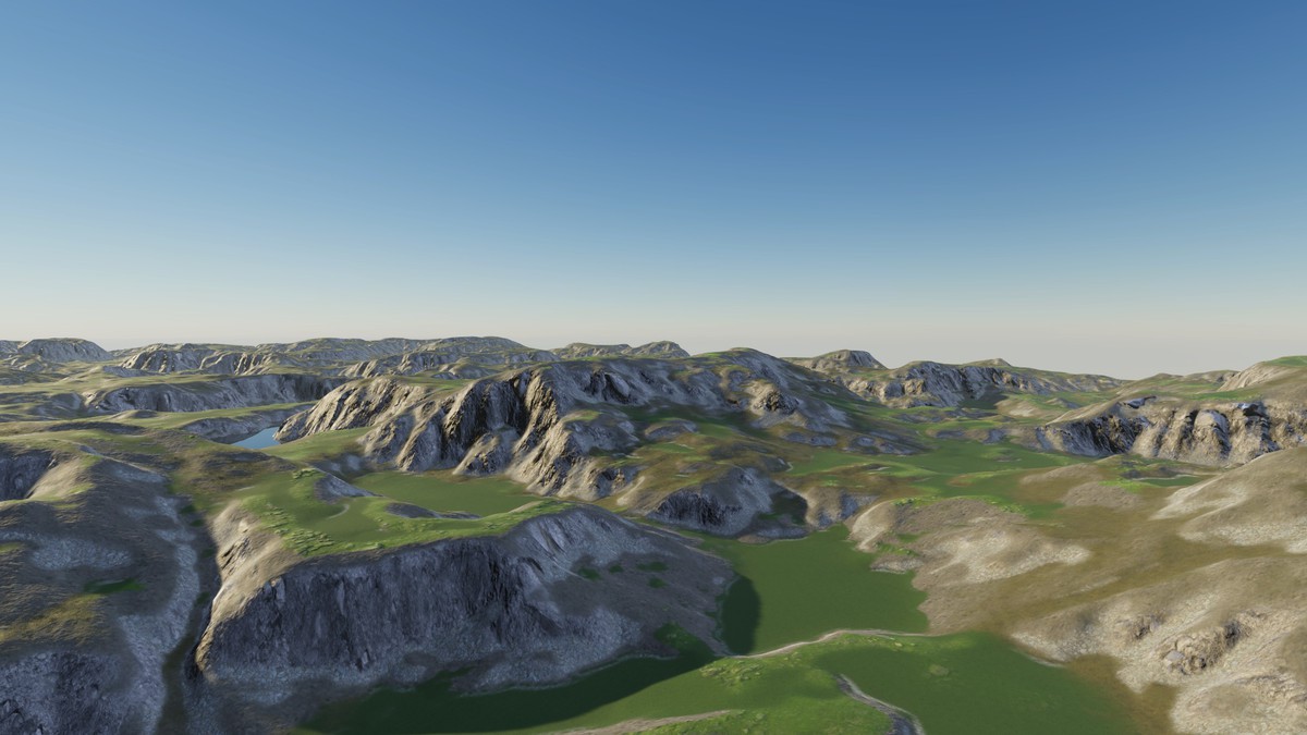 Procedural Mountains & Rivers 8K - 37 Terrains