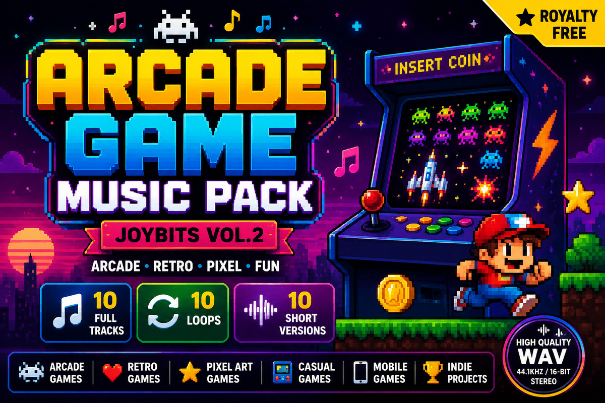 Arcade Game Music Pack – JoyBits Vol.2