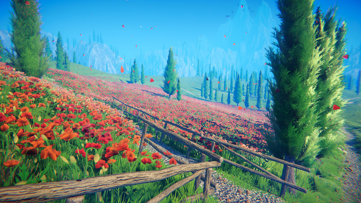 Stylized Cypress Valley