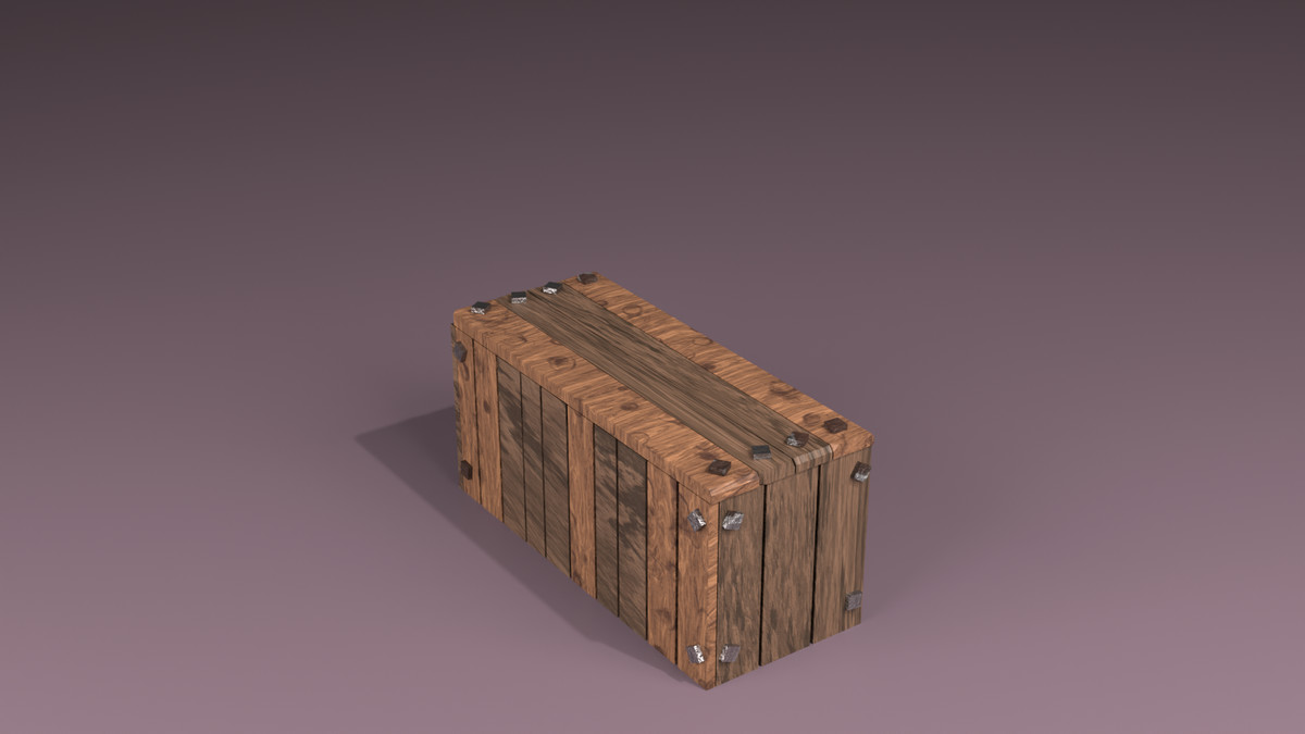 PBR Wooden Containers for 3D Breakables Core Pack