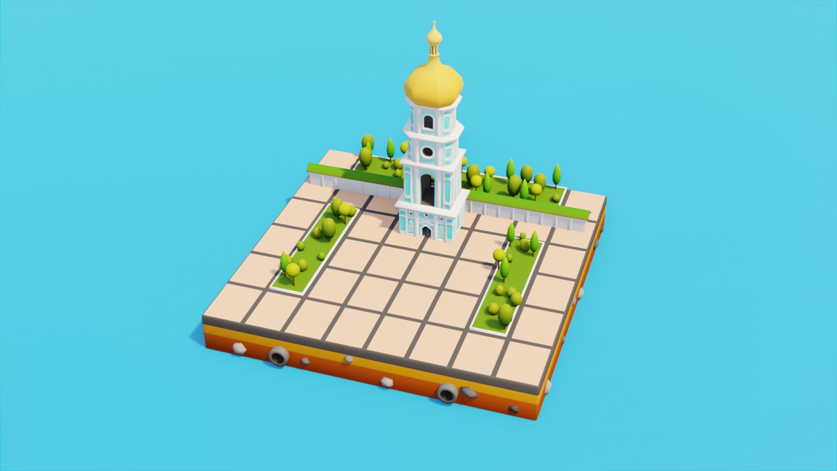 Low Poly European LandMarks by IGS