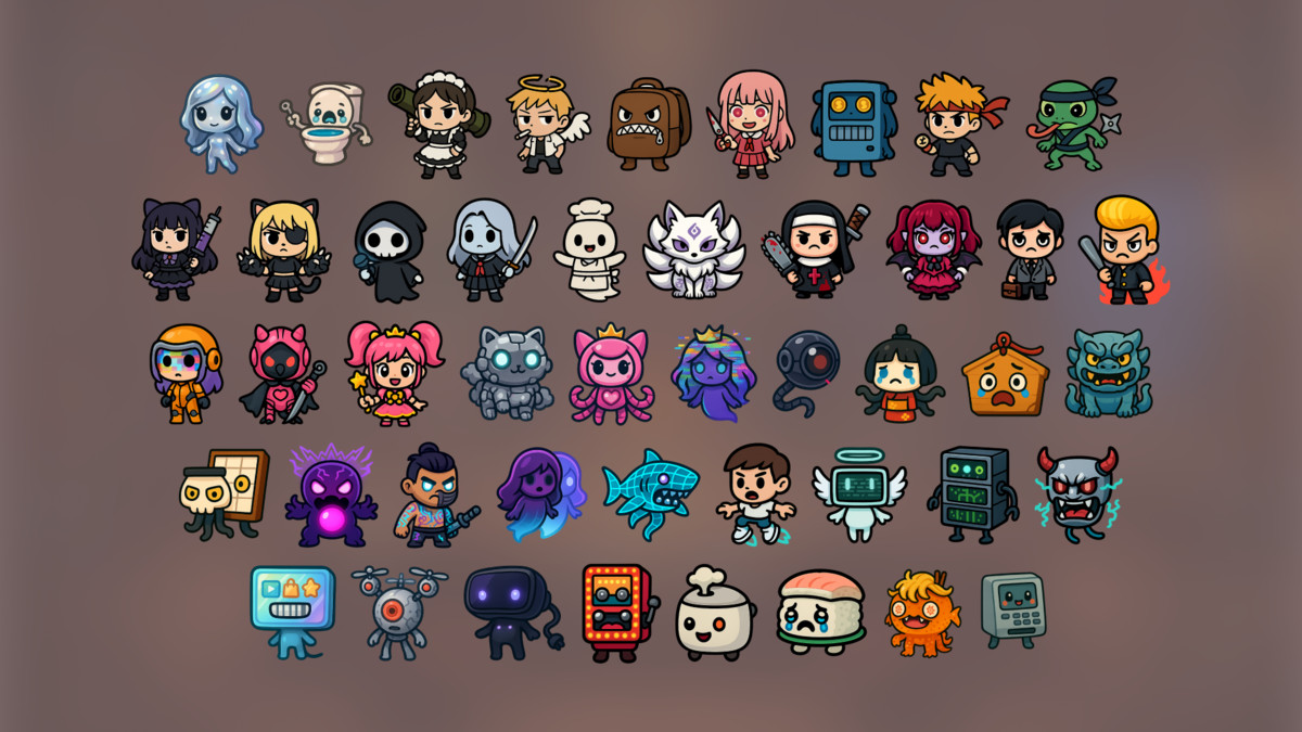 Chibi Yokai & Kawaii Monster Pack Japanese Cute Creatures & Characters