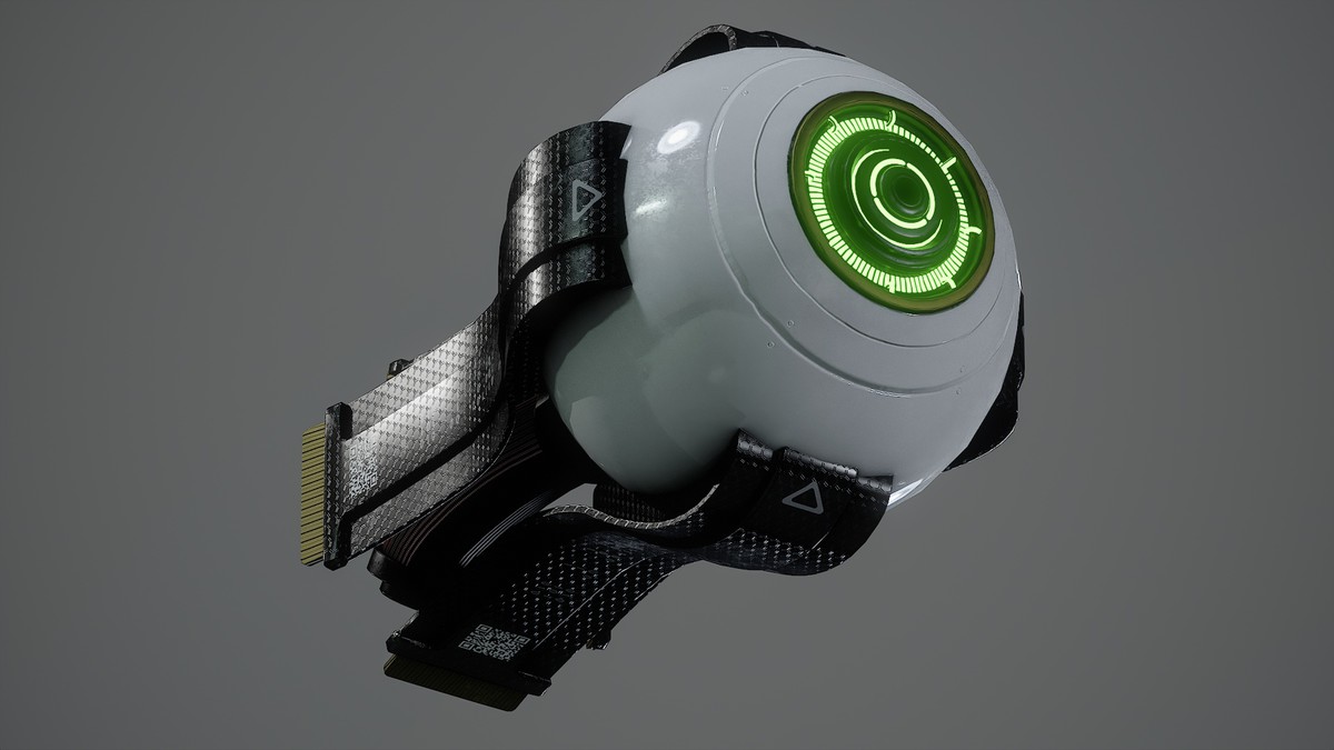Futuristic Mechanical Eye – Sci-Fi Cybernetic Prop