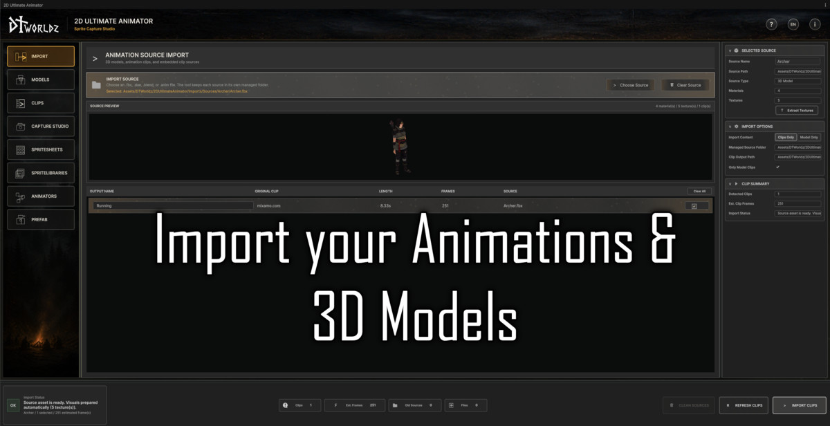 2D Ultimate Animator: Sprite Capture Studio
