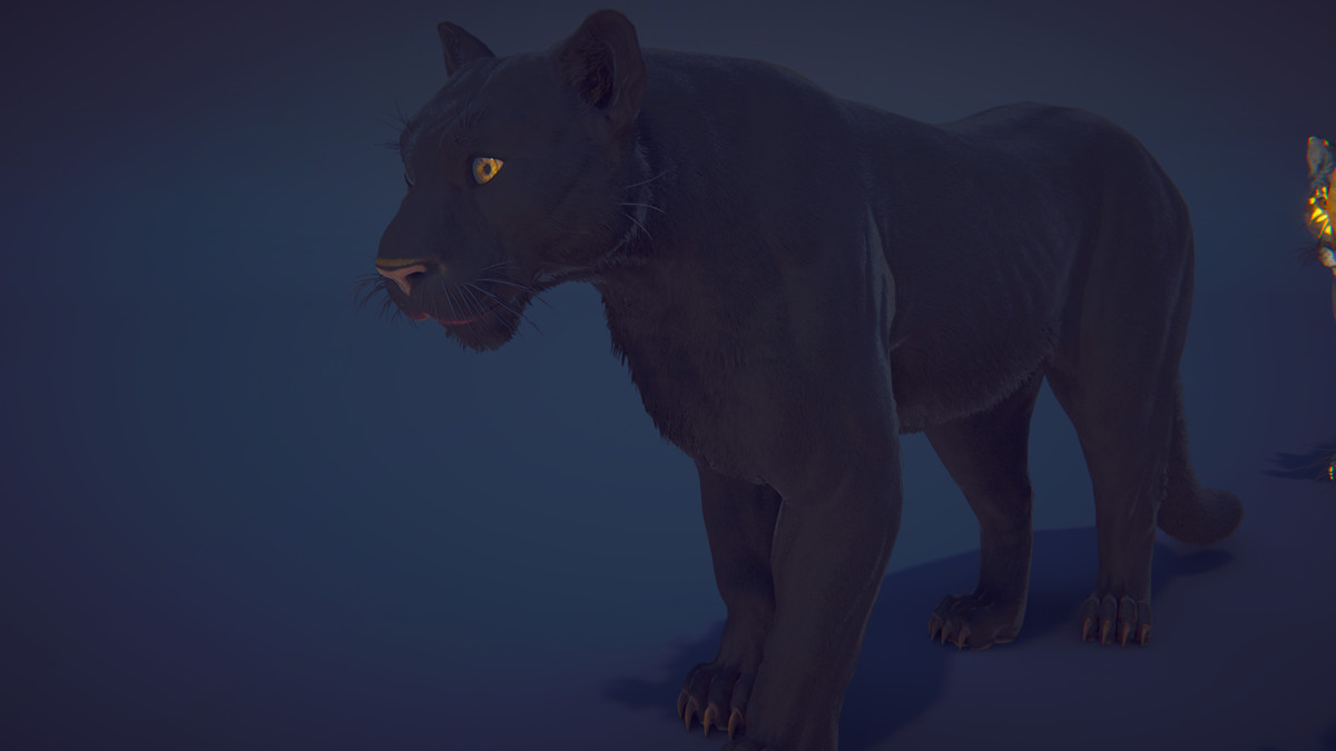 Realistic Cougar-Panther-Leopard-Jaguar