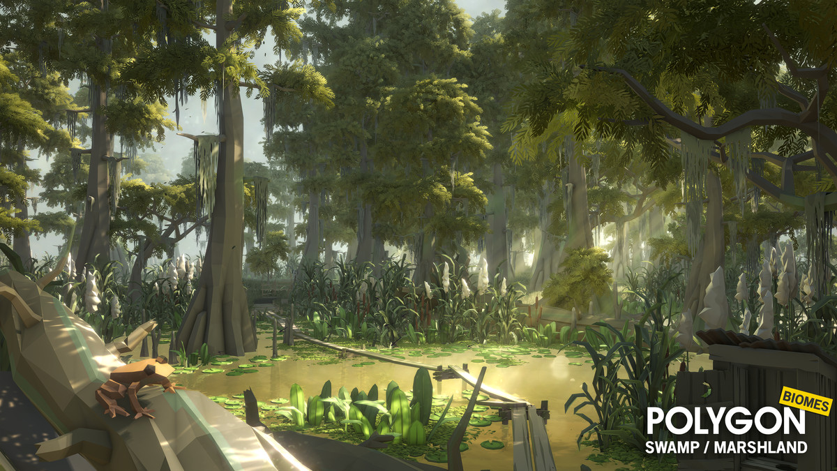 Value Bundle – POLYGON Sci-Fi Worlds, Swamp Marshland & Sci-Fi Outpost Map