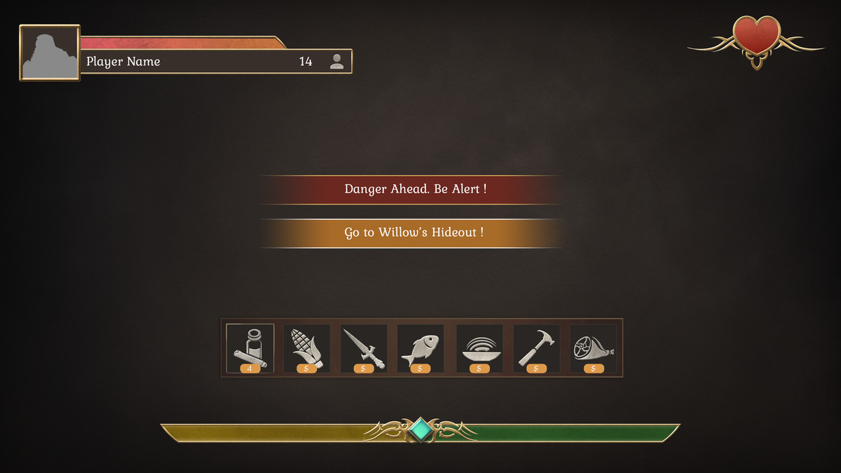 Fantasy RPG GUI